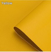 Resim Kendinden Yapışkanlı Deri Tamir Yama Bandı Kendinden Yapışkanlı Ev Dıy Düzeltme Yellow 50cm X 100cm 