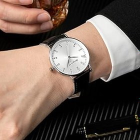 Resim Tonsee Accessoire Erkek saati erkek iş çelik kemer saat takvim spor erkek su geçirmez saat çocuk kol saati kırmızı 