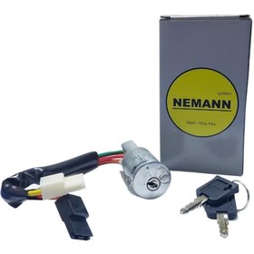 Resim NEMANN Orjinal Yeni Model Komple Kontak Anahtarı Renault 9 / 19 ( R9 / R19 ) Oem:7700813973 Nmn054 