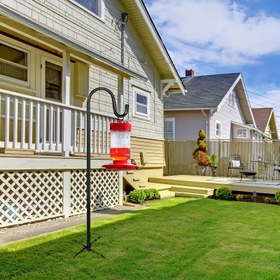 Resim Dış Mekan için Çoban Kanca, 5 Taban Çengelli Ağır Hizmet Tipi Kuş Besleyici Direği, Kuş Yemlikleri, Güneş Işık Fenerleri, Bahçe Bitki Askı Standları için Bahçe Asma Tutucu 