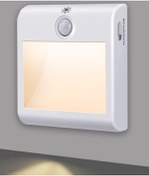 Resim Novahub Tcherchı 2'li Hareket Geçişli Priz Lambası Led, Gece Işığı Beyaz 