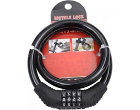 Resim Huoxun Shop C Model 1 Siyah Stil Bisiklet Dört Haneli Şifreli Kilit Hırsızlık Koruma Dağ Bisikleti Kilidi Ölü Sinek Bisiklet Ekipmanı Elektrikli Motosiklet (Yurt Dışından) 