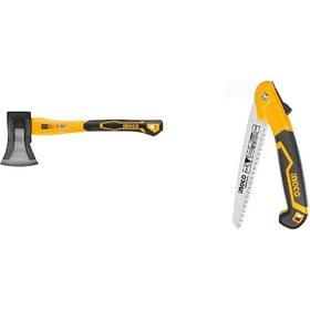 Resim İngco Kampçı Budama Testeresi + İngco Kampçı Balta 