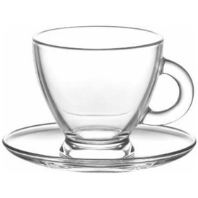 Resim Lav Roma Fincan Takımı - Nescafe Çay Fincanı Takımı Seti 12prç. Şeffaf 