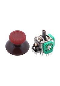 Resim Xbox One Analog Motor Topuz Seti 1+1 One - One S/x - Series S/x Uyumlu Kırmızı Bordo 