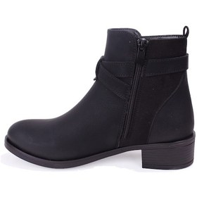 Resim Dagoster Dza07-6822163 Siyah Günlük Düz Topuk Kadın Bot Siyah 