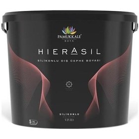 Resim Pamukkale Hierasil Silikonlu Dış Cephe Boyası 15 Lt Buca 