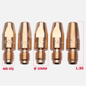 Resim Steelweld M8 - 1.4 Mm Gazaltı Kaynak Memesi - Kontak Meme.1adet 