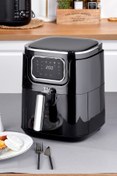 Resim Taç Dijital Kitty Air Fryer TAC-7858 5.5 lt Yağsız Fritöz Taç