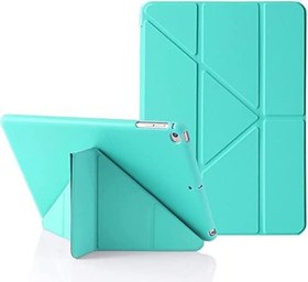 Resim UnDePlus iPad Air 3 10.5" ile uyumlu Kılıf Trifolding Arkası Silikon Smart A2152 A2123 A2153 A2154 