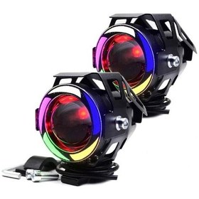Resim Motosiklet Off Road Angelli U7 Ön Sis Farı Xenon Far Takım + Anahtar 