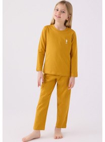 Resim U.s. Polo Assn Kız Çocuk Sarı Pijama Takımı 5274-46854 Sarı 