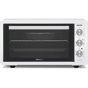 Resim CALRADİA Simfer M4502 Mini Fırın, 1400 W, 45 Lt, Metal, Beyaz 32010154172 