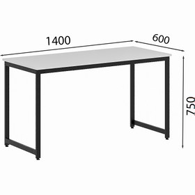 Resim Flinder Siyah 140x60 Oyuncu Masası, Bilgisayar Masası, Gamer Masası, Gaming Masa, Metal Ayaklı 