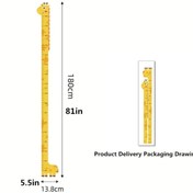 Resim Lokiboo Sevimli Sarı Zürafa Yeşil Dinazor Deniz Kızı Roket Ağaç Boy Ölçüsü Sticker ( Lisinya ) 