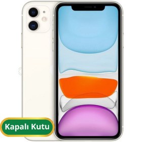 Resim Apple iPhone 11 YD Sıfır Kapalı Kutu | 128 GB Beyaz 