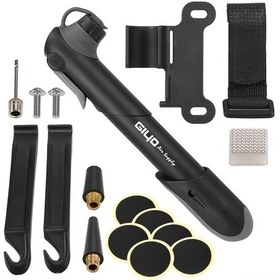 Resim Youmex Mini Bisiklet Pompa Seti - 120 Psı Yüksek Basınçlı, Presta/schrader Valf Uyumlu, Tamir Aletleriyle Patçalar, Sac Rasp, Çıkarıcı Çubuklar 