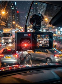 Resim Bloom Picks 1080p Full Hd Dual Lens Araç İçi Kamera - 170 Geniş Açı Gece Görüşlü Yol Kayıt Cihazı 