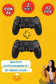 Resim MKA Bilgisayar Kablosuz Oyun Kolu Playstation 4 Uyumlu 2 Adet 