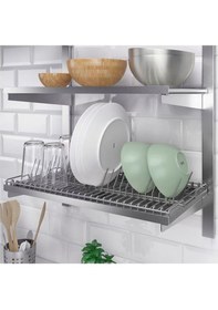 Resim Metal Bulaşıklık Kungsfors Bulaşıklık 60 Cm Galvanizli Paslanmaz Çelik Profesyonel Gri 