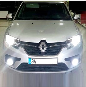 Resim Renault Symbol Led Xenon Kısa Far Ampulü H7 6000k Beyaz Işık 