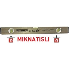 Resim Bay Tec Mıknatıslı Metal Su Terazisi 60 Cm 