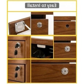 Resim Yüksek Kaliteli Kare Çekmece Kilidi, 22 Mm 