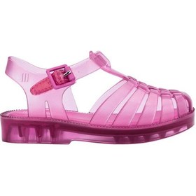 Resim Mini Melissa Bebek Possession Transparan Pembe Sandalet-14578 