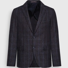 Resim Altınyıldız Collectıon Erkek Lacı Yün Slim Fit Dar Kesim Mono Yaka Desenli Kapak Cepli Blazer Ceket 