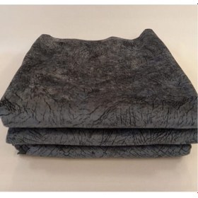 Resim Gri Süngerli Koltuk Çekyat Örtüsü Damar Desenli 