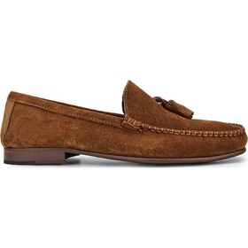 Resim D.leporı Erkek Hakiki Deri Tarçın Süet Loafer Ayakkabı 1018 06 Erk Ayk Y24 Cuoıo Suede Çok Renkli 