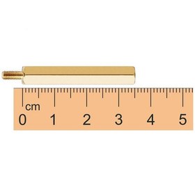 Resim M3 35Mm Metal Dişi-Erkek Aralayıcı Standoff - Metal Distans 