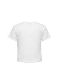 Resim Ljkfrozen Ljk-frozen Gl Frozen-1 Beyaz Kız Çocuk Kısa Kol T-shirt 