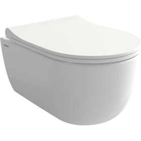 Resim Bocchi V-tondo Rimless Kısa Asma Klozet Beyaz 1417-001-0128 Kapak Dahil 