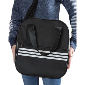 Resim Sevbags Yan Çizgili Spor Omuz Çantası 