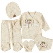 Resim Mdm Organik Gül Aksesuarli 5'li Zibin Seti Krem 