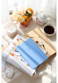 Resim A5 Bullet Journal Noktalı Defter 140 Gr. 80 Yaprak Skylight Mavi 