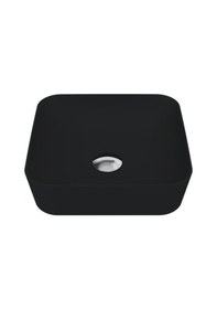 Resim Creavit Ultra Kare Çanak Lavabo 40cm Mat Siyah Ul040-00sm00e-0000 