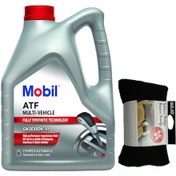 Resim Mobil ATF Multi-Vehicle GM Dextron-VI Şanzıman Yağı 4 L + Gojo Silikon Dolgulu Boyun Yastığı 