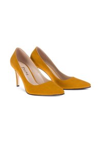 Resim Deery Sarı Süet Kadın Stiletto Sarı 