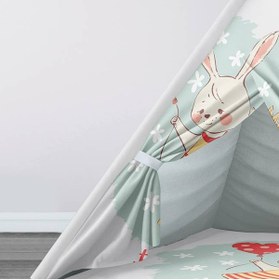 Resim instababyrooms Çocuk Oyun Çadırı Sevimli Tavşan Dijital Baskılı 