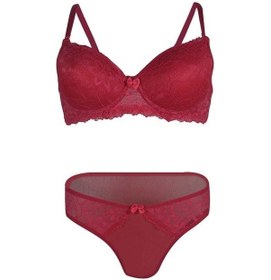 Resim Essa Bayan Desteksiz Dantelli Sütyen Külot Takımı 