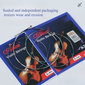 Resim 1 telli 2 telli 3 telli 4 telli isteğe bağlı gevşek keman telleri 