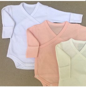 Resim Özdemirli Bebe Özdemirlitekstil Bebelino Çıtçıtlı Badi Kruvaze (3 Lü Paket) (456569690) Çok Renkli 