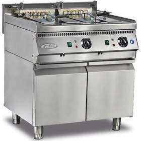 Resim Pimak Doğalgazlı Fritöz 700 Seri 12+12 Lt 80 X 70 X 85 Cm 