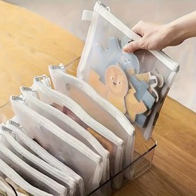 Resim 12 adet Büyük Kapasiteli Ofis Mesh Fermuarlı Çantalar A6/A5/A4 Boyutlarında, Ofis Belge Çantası Seti - Mesh Tasarım Şeffaf Dosyalar, Kalem Kutusu, Bulmaca Saklama Çantası, Fermuarlı Çanta, Taşınabilir Seyahat Organizatörü, Mezuniyet Sezonu Hediyesi. 