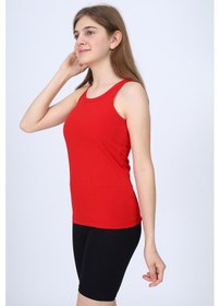 Resim Toontoy Kız Çocuk Atlet Kırmızı 