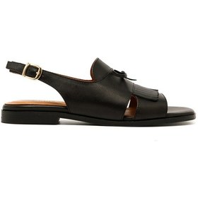 Resim Sandalet Kadın Mar-25y-166-416 John May Siyah Cilt Siyah 