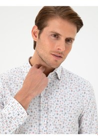 Resim Pierre Cardin Erkek Gömlek Desenli 50298170-vr051 Turuncu 