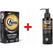 Resim Fiesta Ultra Ince Prezervatif + Best Man 150ML.BÜYÜK Boy Lubricant Jel 